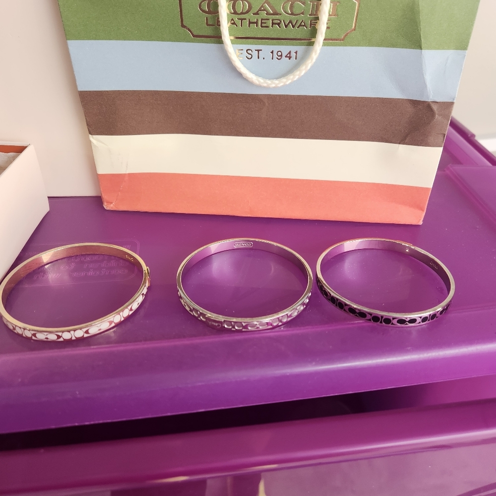 Coach bangle bracelets - Picture 5 of 6